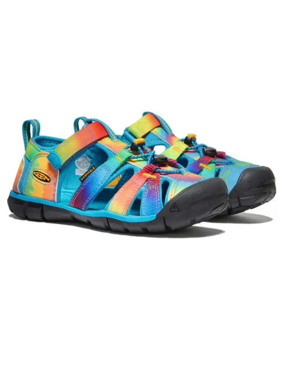 Keen Little Kids Seacamp II CNX Tie-Dye Sandals 13C Used